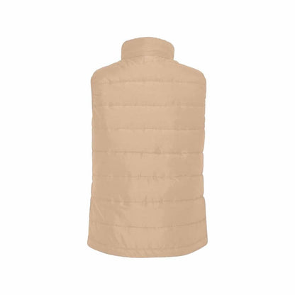 Pale Brown Mens Padded Vest | IAA | inQue.Style
