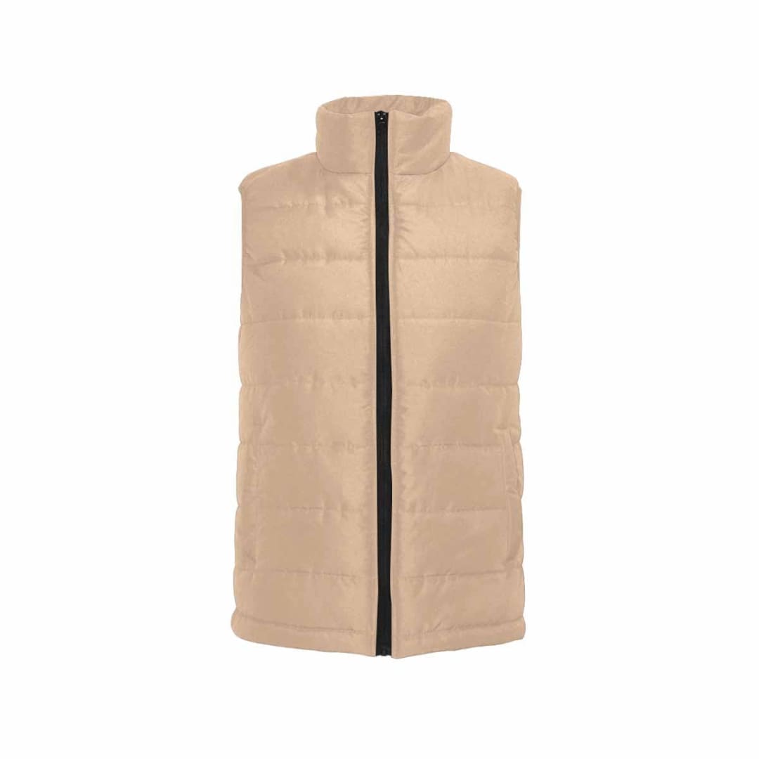 Pale Brown Mens Padded Vest | IAA | inQue.Style