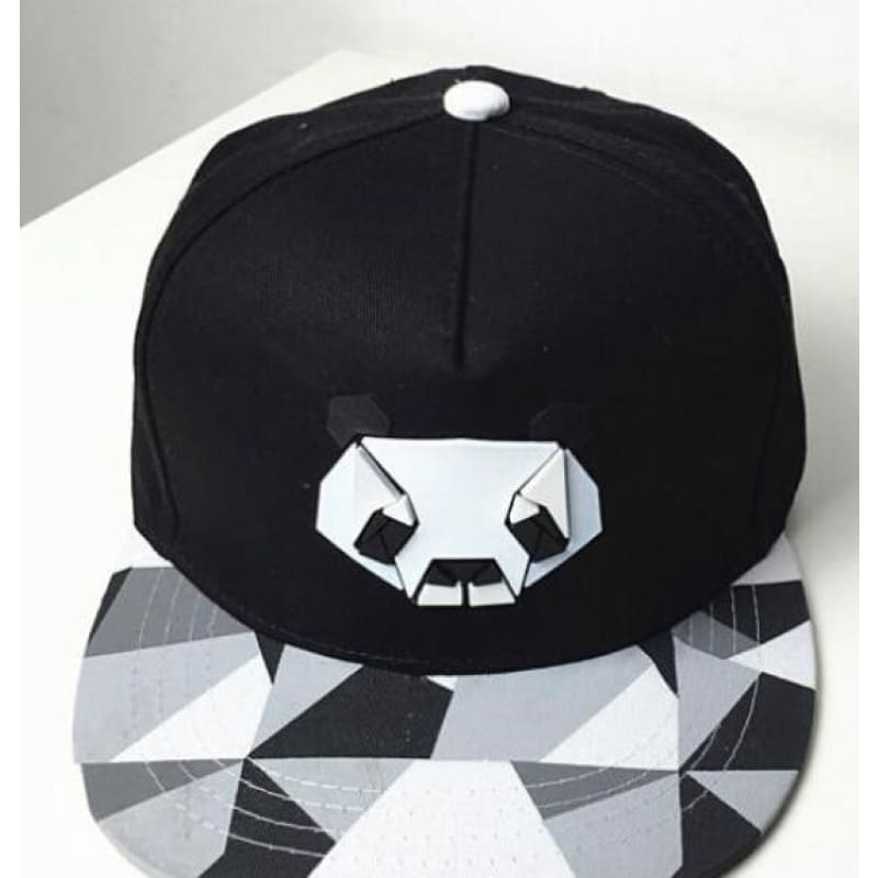 Panda Flat-Brimmed Cap | The Urban Clothing Shop™