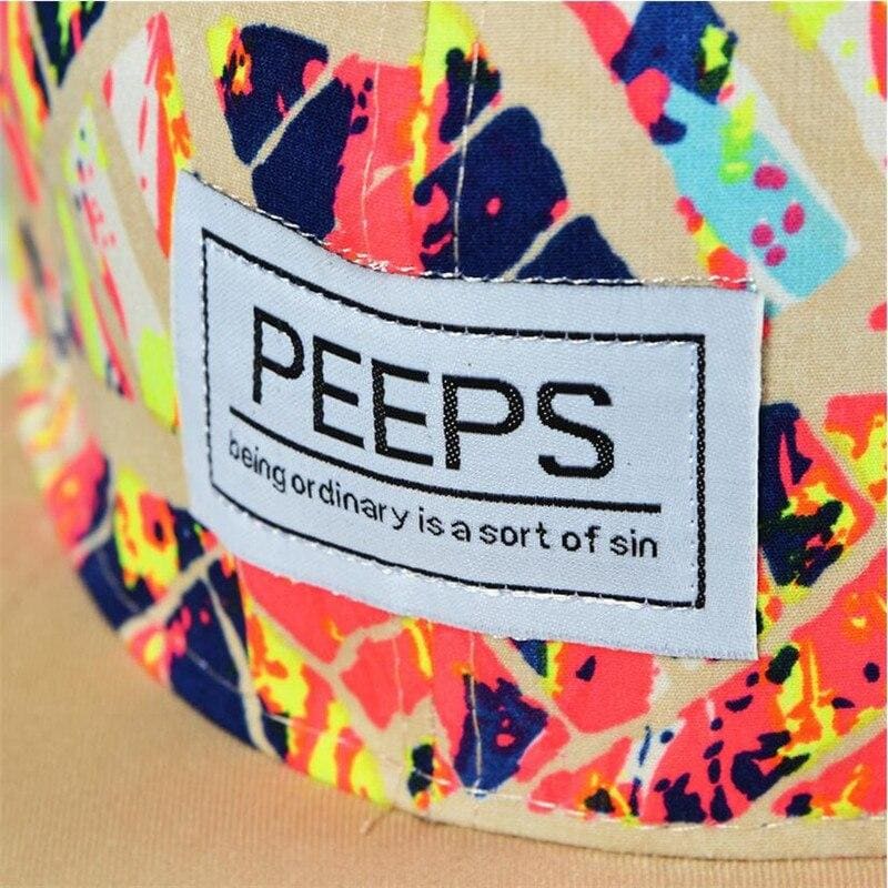 PEEPS Graphics Snapback Cap | The Urban Clothing Shop™