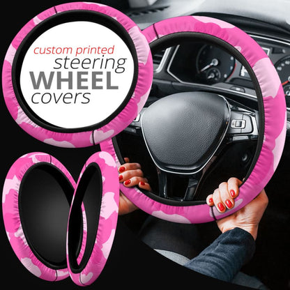 Pink Camouflage Steering Wheel Cover | The Urban Clothing Shop™