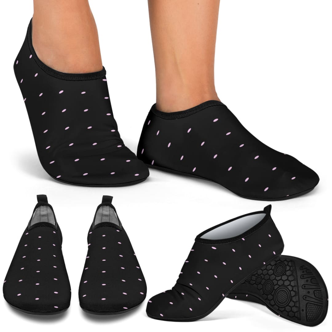 Pink Dotted Aqua Shoes | The Urban Clothing Shop™