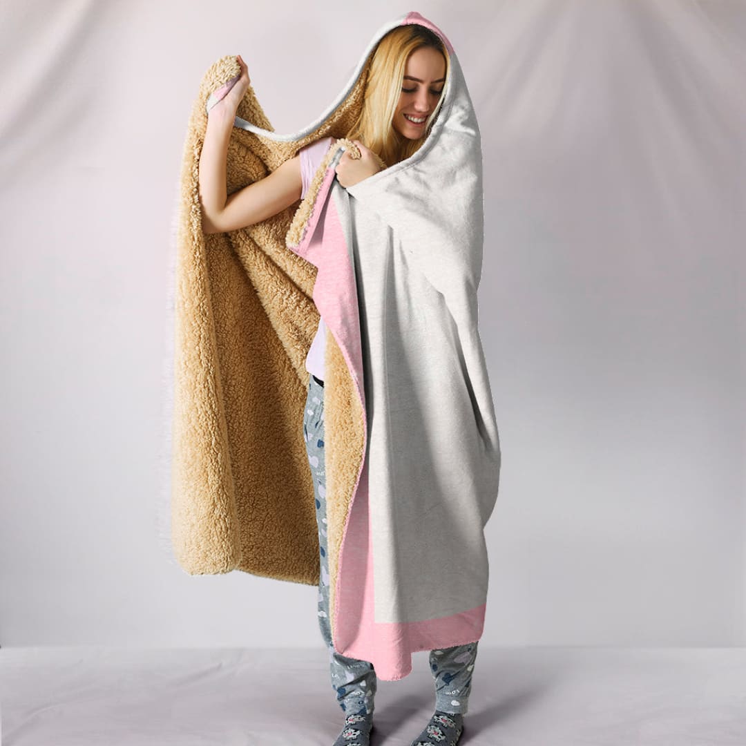 Pink Framed Teapot Hooded Blanket | The Urban Clothing Shop™