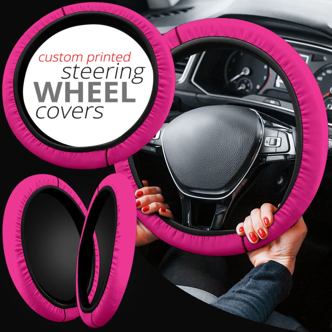 Pink Steering Wheel Cover | The Urban Clothing Shop™