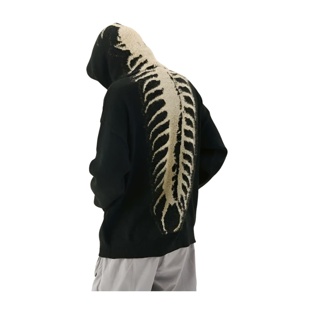PortVibe Co: SpineBack Wool Hoodie | The Urban Clothing Shop™
