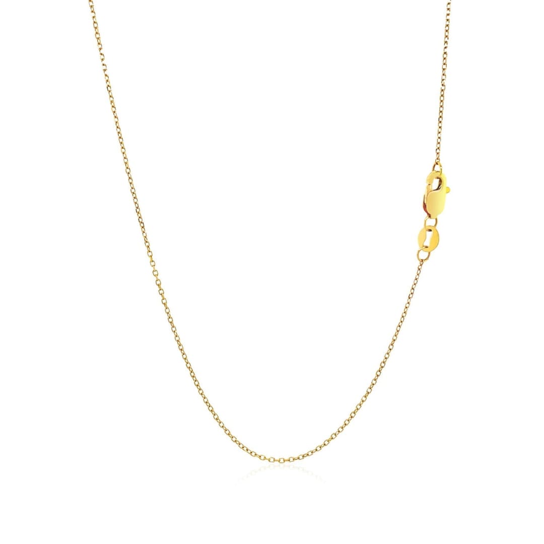 Puffed Heart Pendant in 10k Yellow Gold | Richard Cannon Jewelry