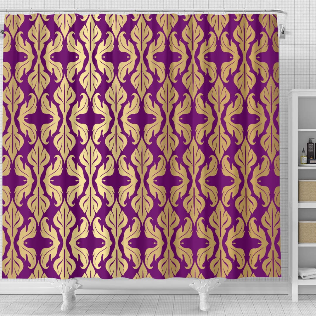Purple Baroque Shower Curtain | The Urban Clothing Shop™