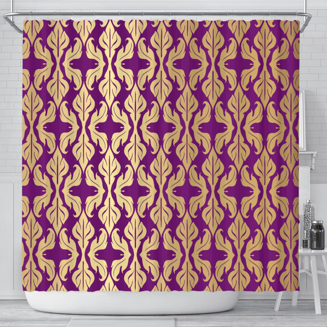 Purple Baroque Shower Curtain | The Urban Clothing Shop™