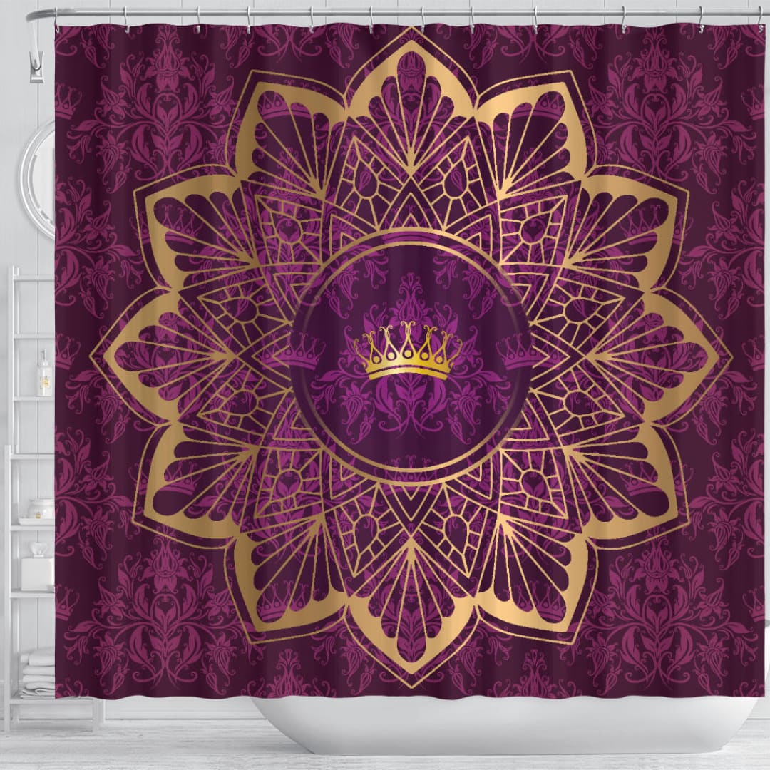 Purple Luxury Mandala Shower Curtain | The Urban Clothing Shop™