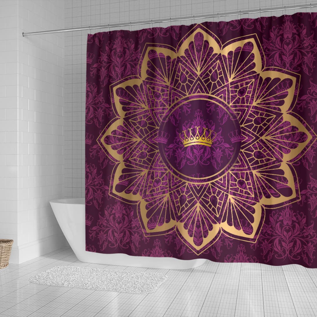 Purple Luxury Mandala Shower Curtain | The Urban Clothing Shop™