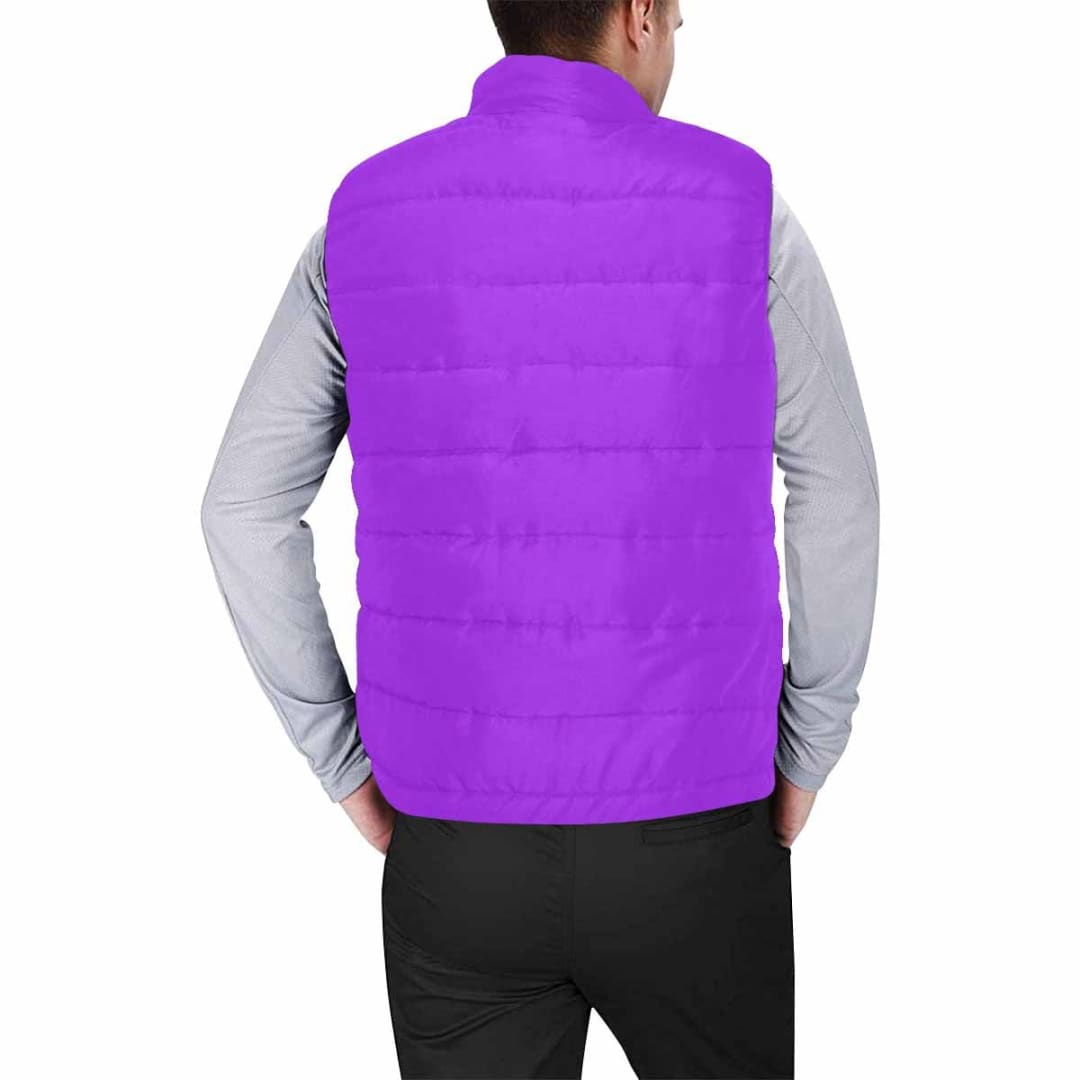 Purple Men’s Padded Vest | The Urban Clothing Shop™