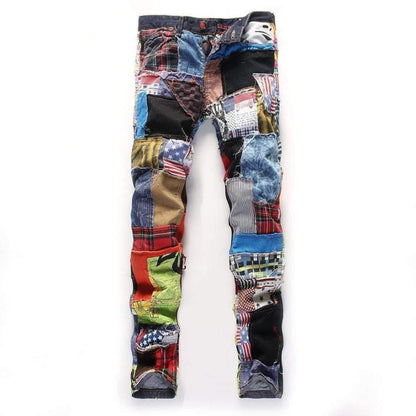 Raggedy A™ Patchwork Denim Jeans | The Urban Clothing Shop™