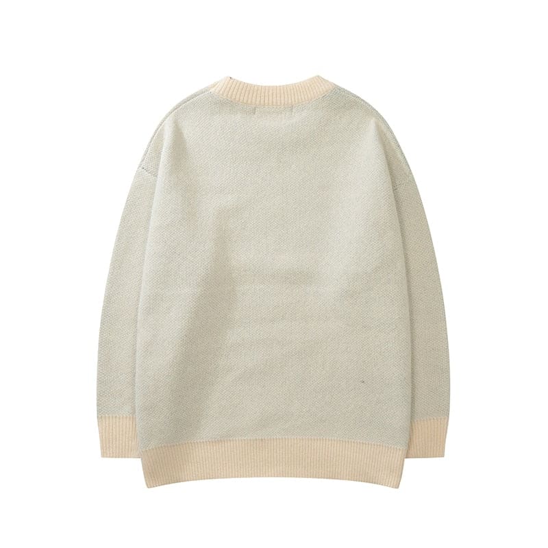 MED S: Retro Oversized Knitted Sweater | The Urban Clothing Shop™