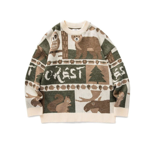 Retro Street: Forest Casual Sweater | The Urban Clothing Shop™