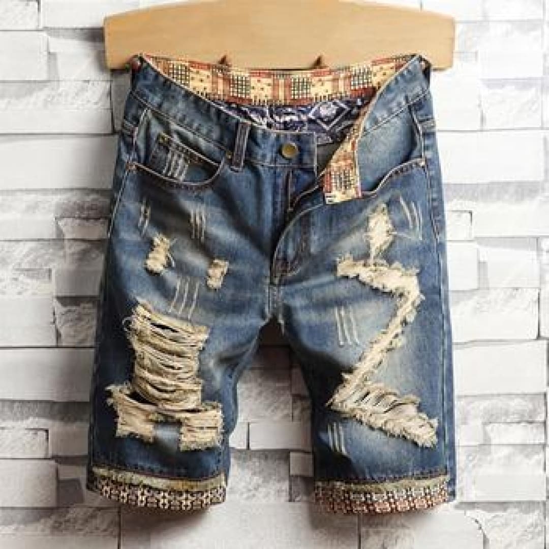 Ripped and Distressed Jeans Shorts | The Urban Clothing Shop™