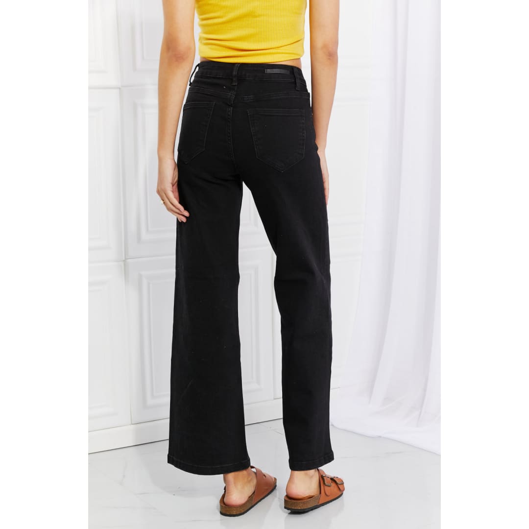 RISEN Amanda Midrise Wide Leg Jeans | The Urban Clothing Shop™