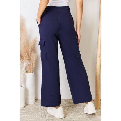 RISEN Drawstring Relaxed Cargo Wide Leg Pants | The Urban Clothing Shop™