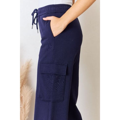 RISEN Drawstring Relaxed Cargo Wide Leg Pants | The Urban Clothing Shop™