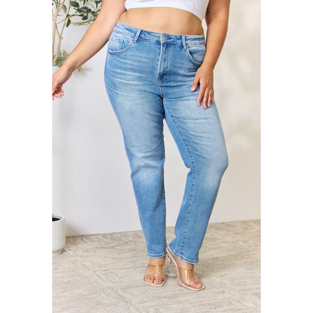 RISEN Full Size Mid Rise Skinny Jeans | The Urban Clothing Shop™
