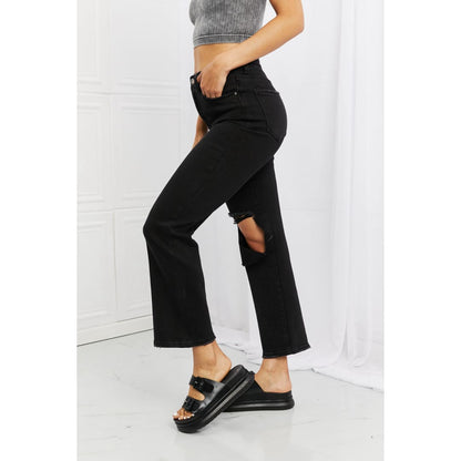 RISEN Full Size Yasmin Relaxed Distressed Jeans | The Urban Clothing Shop™