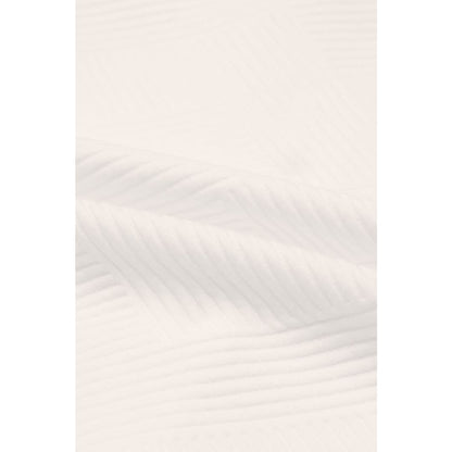 Rosalie Textured Flap Pocket Buttoned Shacket | Threaded Pear