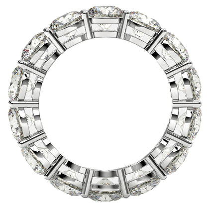 Round Cut Lab Grown Diamond Eternity Ring in 14k White Gold (6 cttw FG/VS2) | Richard