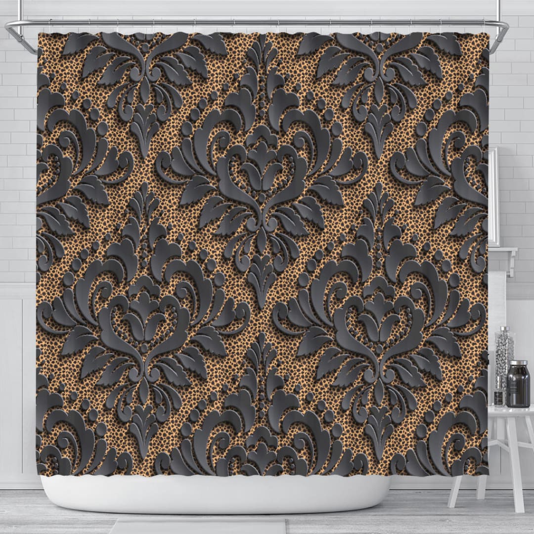 Royal Black Shower Curtain | The Urban Clothing Shop™