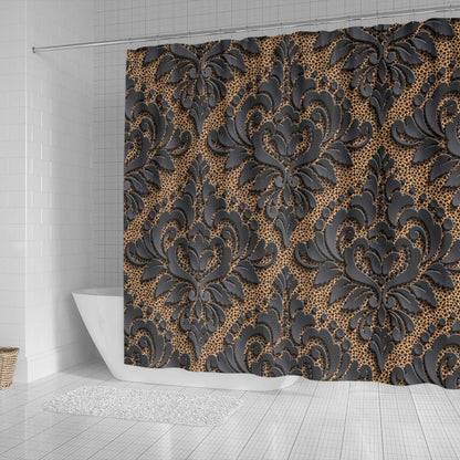 Royal Black Shower Curtain | The Urban Clothing Shop™