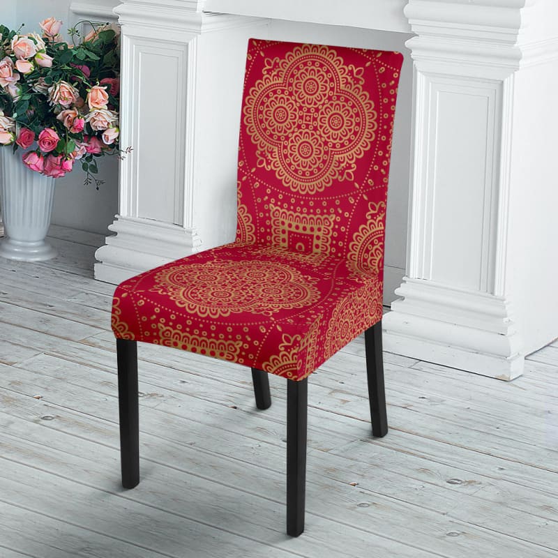 Royal Red Dining Chair Slip Cover | The Urban Clothing Shop™