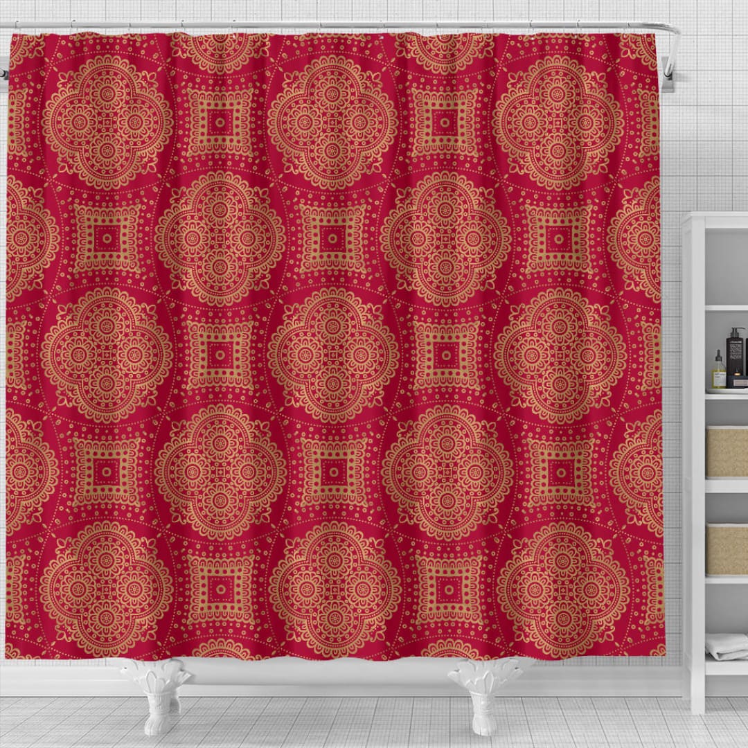 Royal Red Shower Curtain | The Urban Clothing Shop™