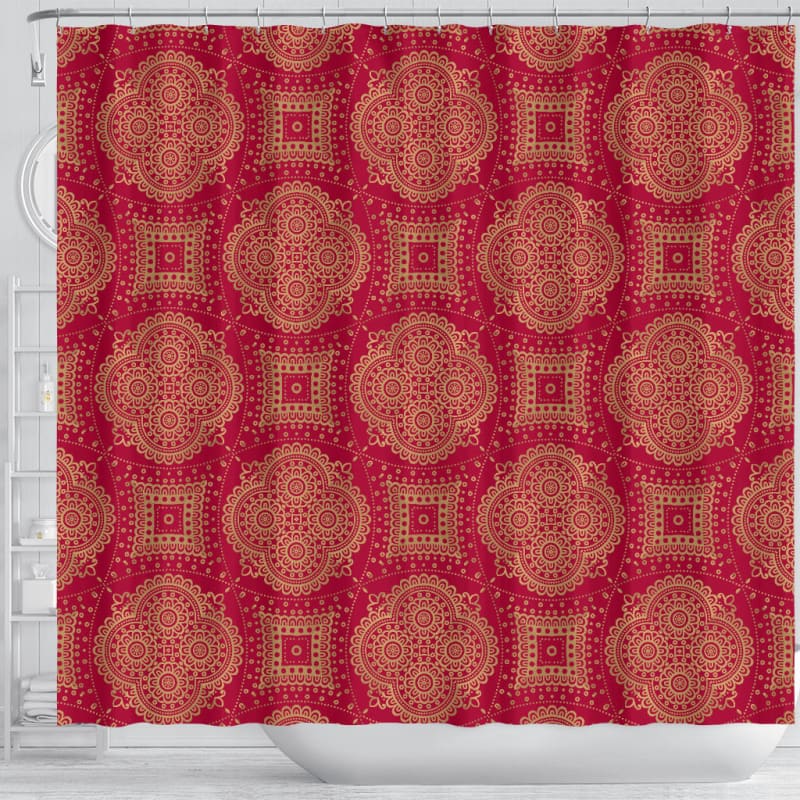 Royal Red Shower Curtain | The Urban Clothing Shop™