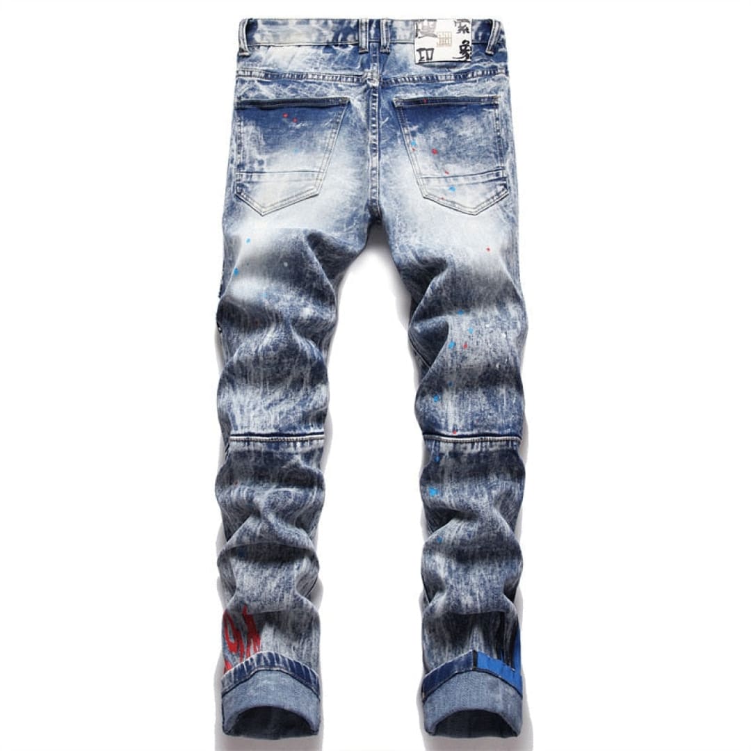 Snowstorm Patch Slim Fit Jeans | The Urban Clothing Shop™