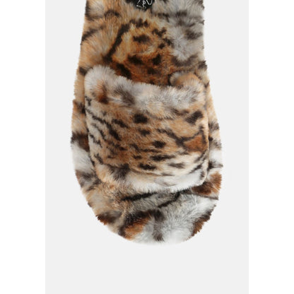 snuggle-in indoor fur flats | London Rag