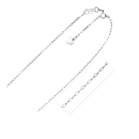 Sterling Silver 2.5 mm Adjustable Piatto Chain | Richard Cannon Jewelry