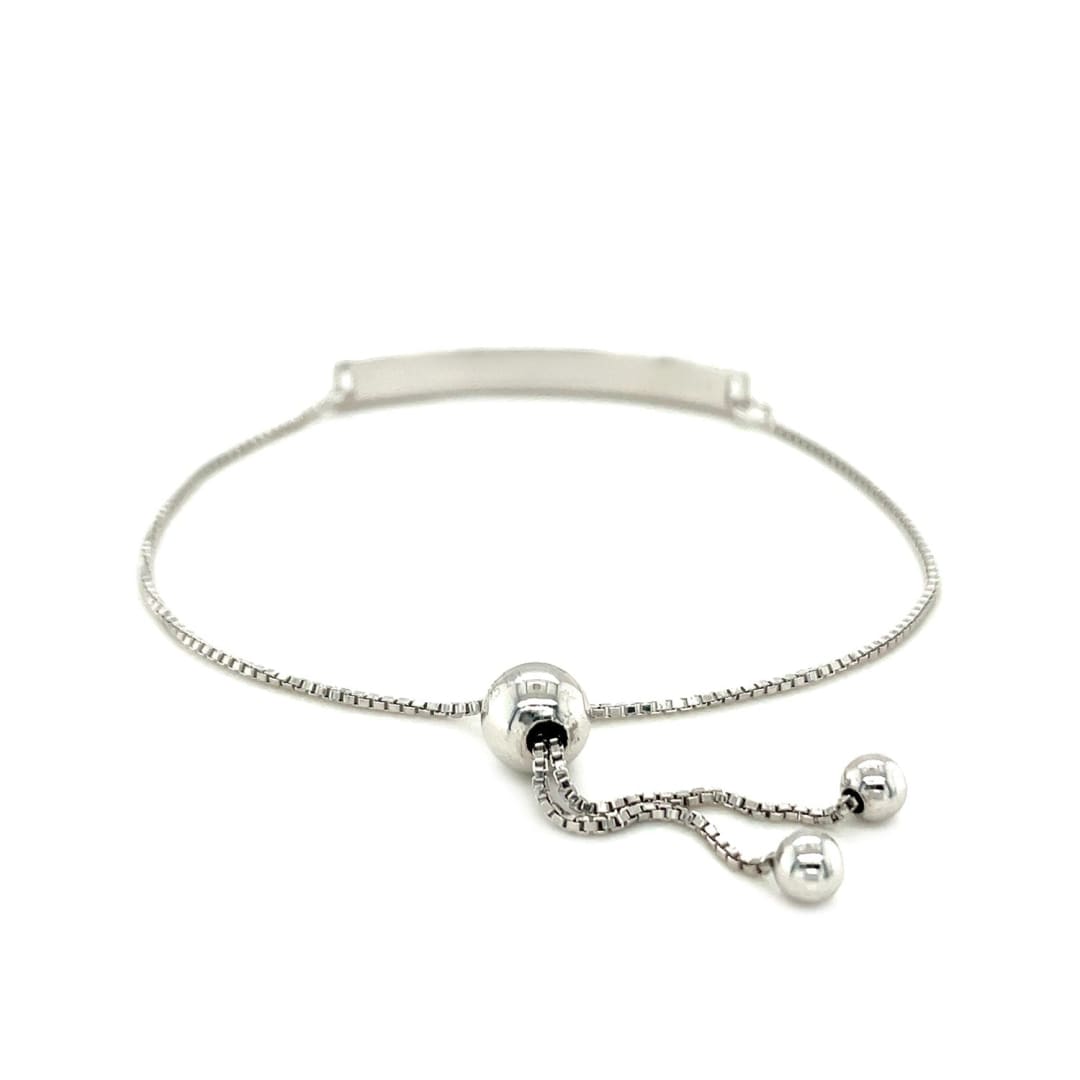 Sterling Silver Adjustable I Love You to the Moon and Back Bracelet | Richard Cannon
