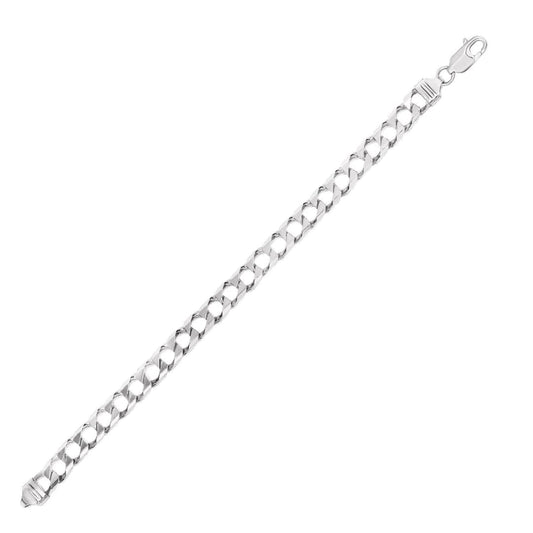 Sterling Silver Men’s Bracelet in Cuban Curb Link Style | Richard Cannon Jewelry