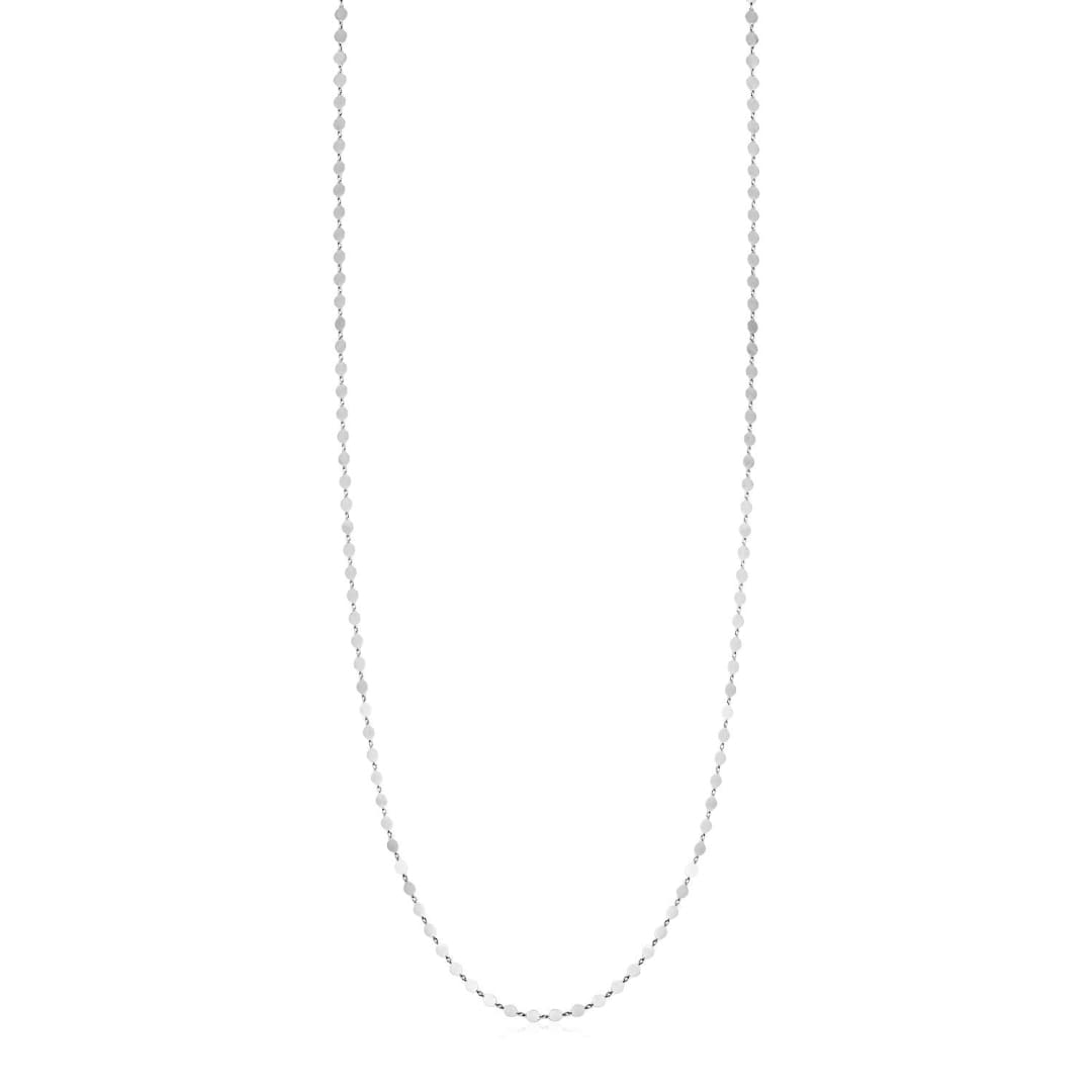 Sterling Silver Mirror Link Necklace | Richard Cannon Jewelry