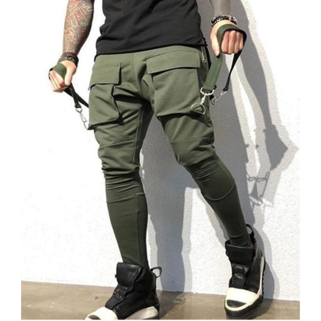 Strapped Up Fitted Joggers | The Urban Clothing Shop™