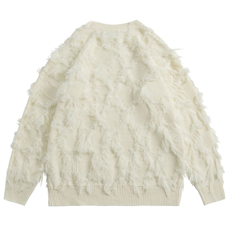 StreetFlow: Distressed Tassel Sweater | The Urban Clothing Shop™