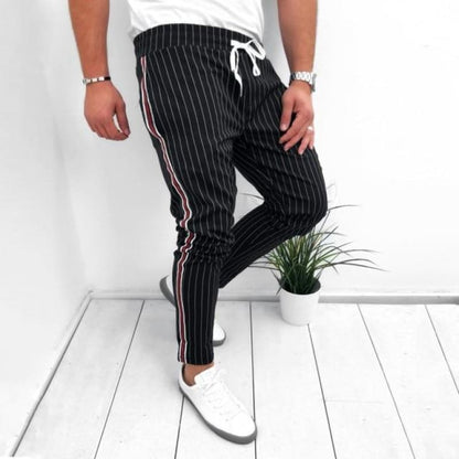 Striped Casual Drawstring Stylish Casual Pants | The Urban Clothing Shop™