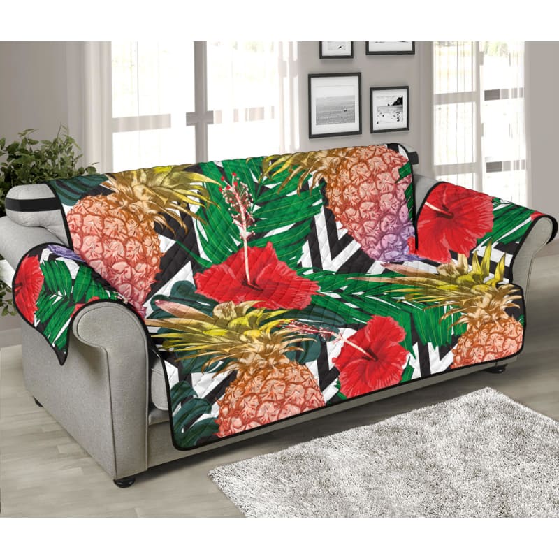 Summer Pineapple Love 70’’ Sofa Protector | The Urban Clothing Shop™