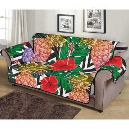 Summer Pineapple Love 70’’ Sofa Protector | The Urban Clothing Shop™
