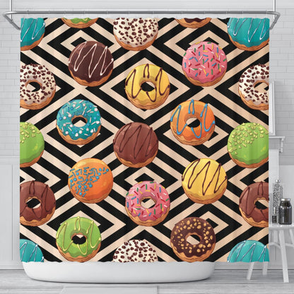 Sweet Donuts Shower Curtain | The Urban Clothing Shop™