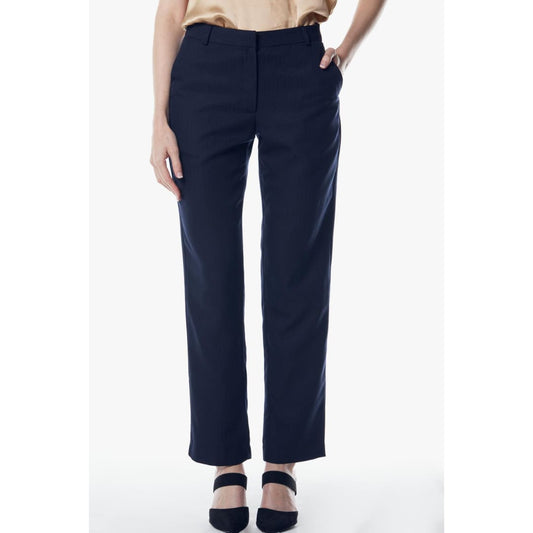 Tailoring Slim Pants in Navy Blue | Le Réussi
