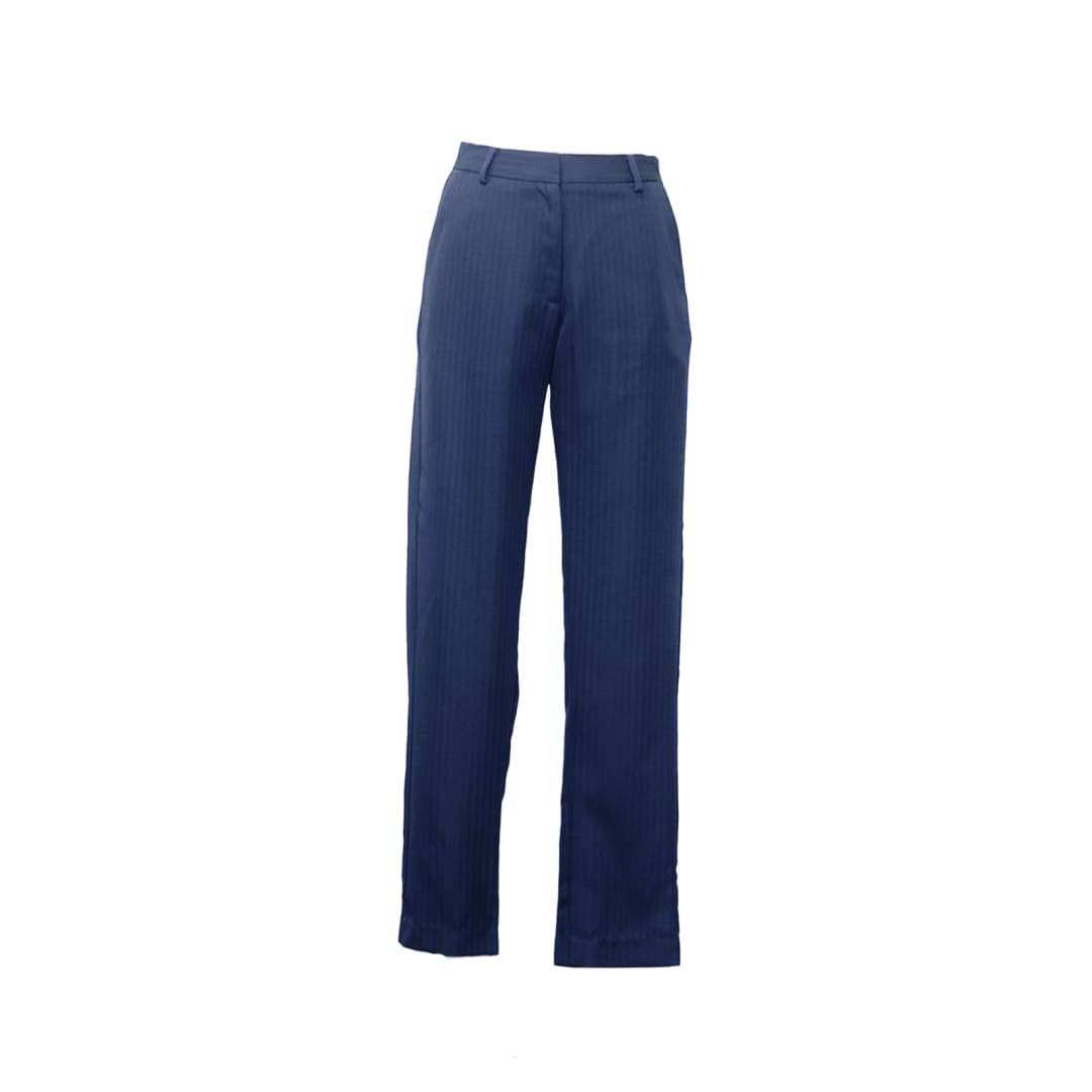 Tailoring Slim Pants in Navy Blue | Le Réussi