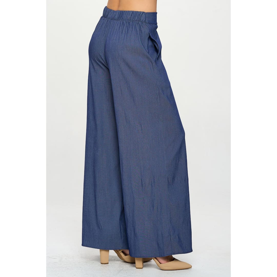 Tencel Straight Leg Pants with Side Pockets | The Urban Clothing Shop™