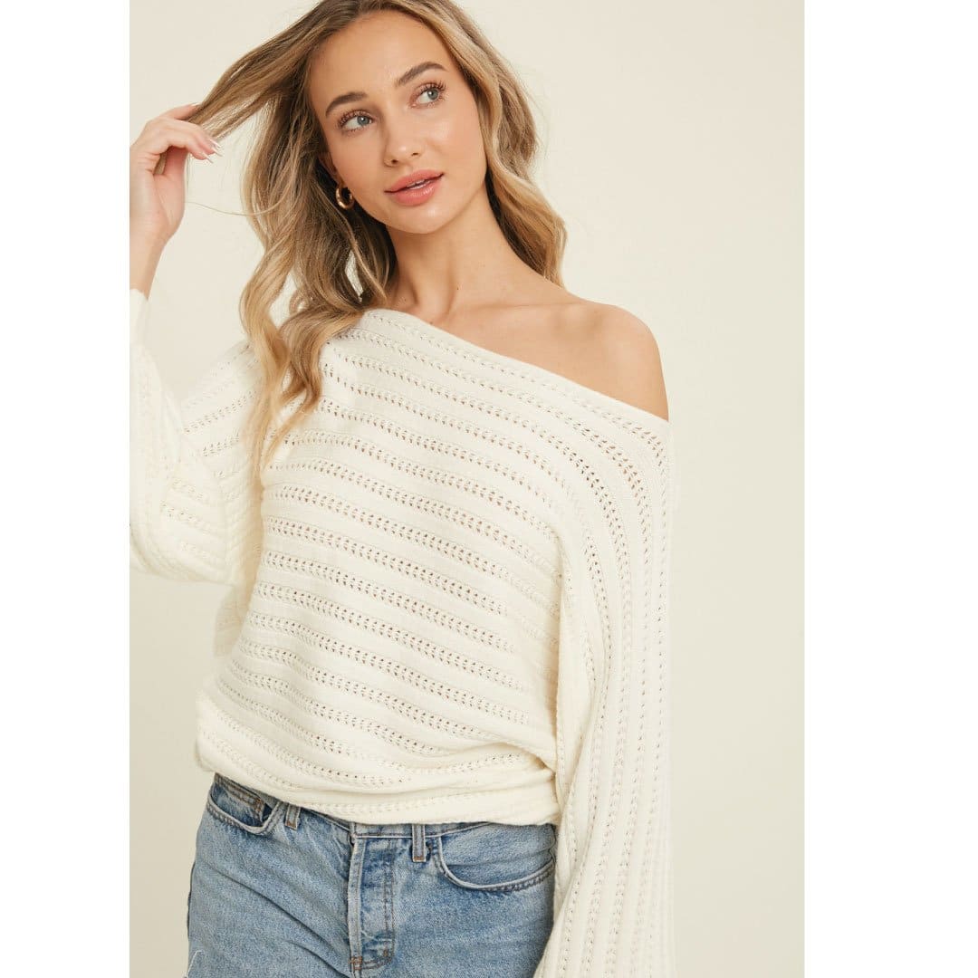 Textured Pullover Sweater | ClaudiaG