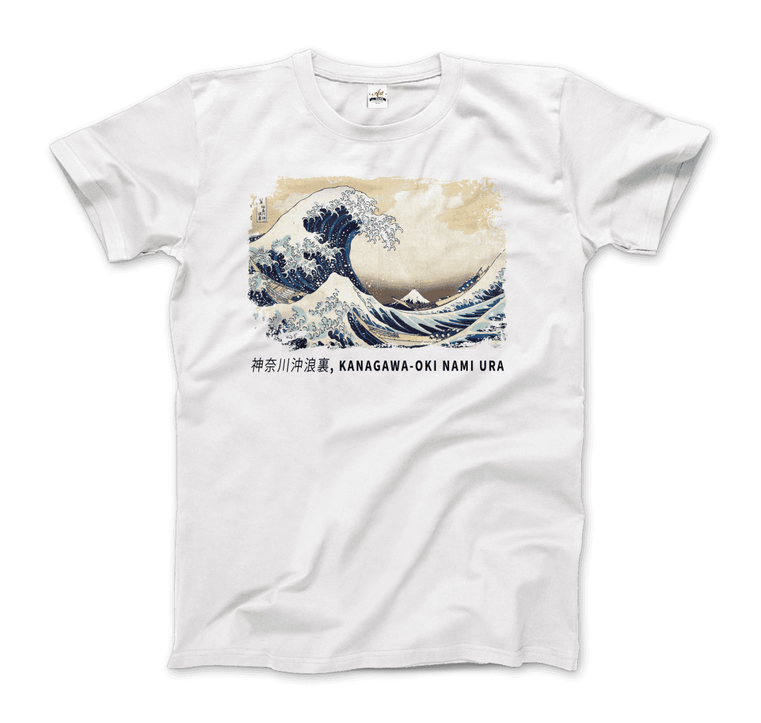 Hokusai - The Great Wave off Kanagawa Artwork T-Shirt-3