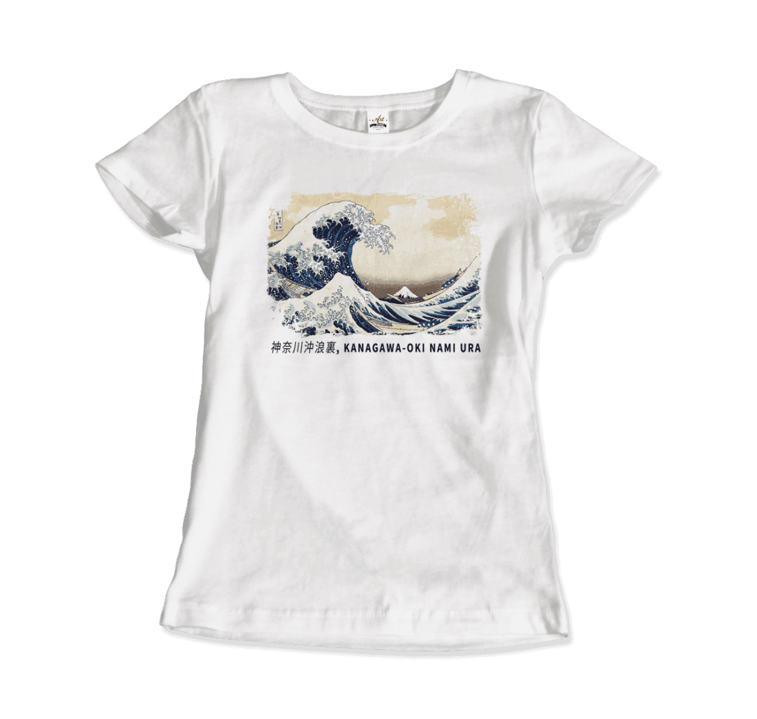 Hokusai - The Great Wave off Kanagawa Artwork T-Shirt-4