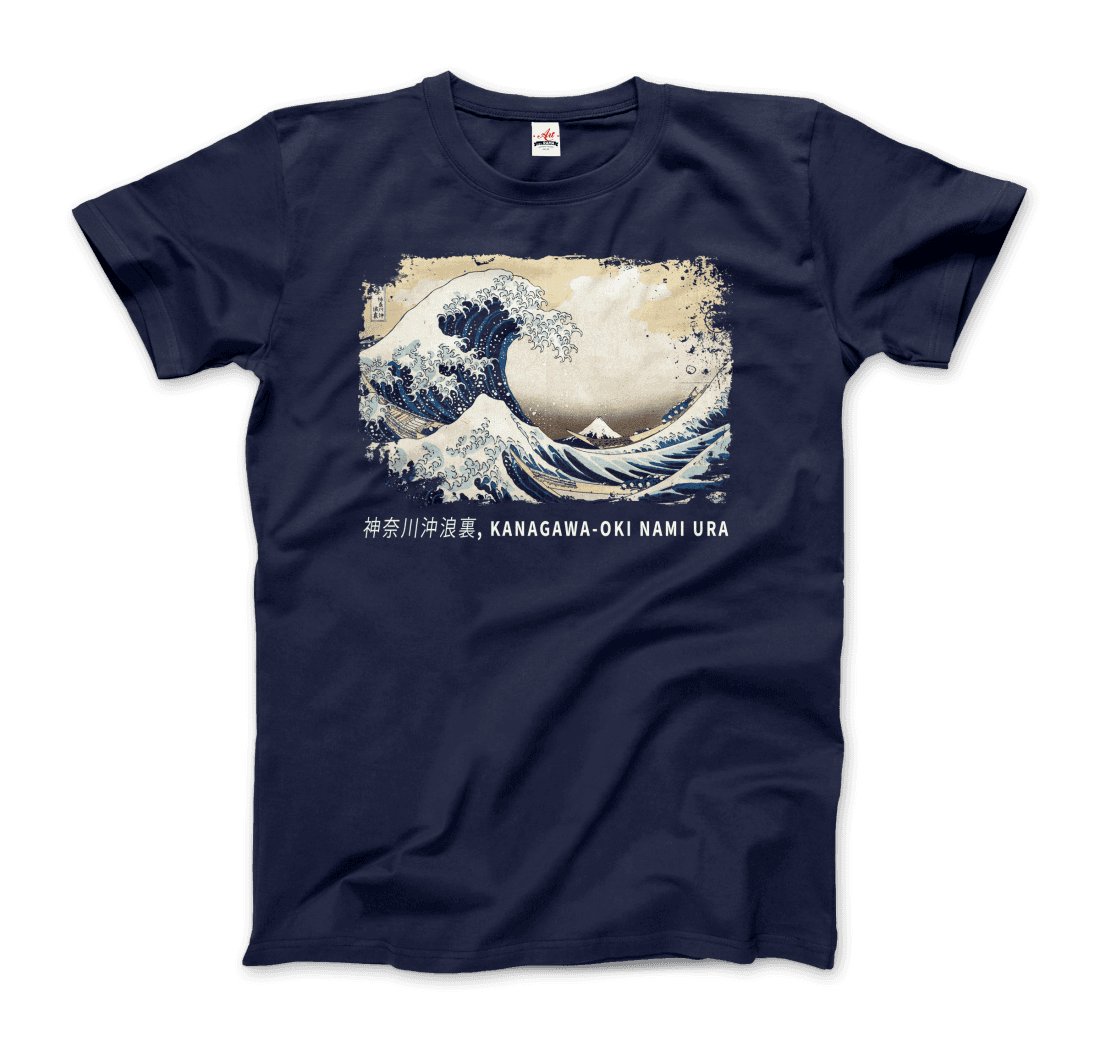 Hokusai - The Great Wave off Kanagawa Artwork T-Shirt-10